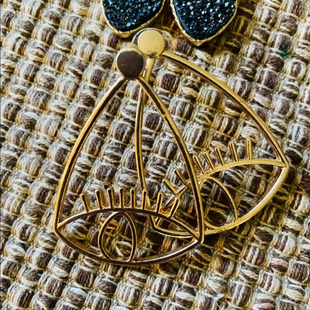 Goldtone Drop Earring Bundle - Picture 2 of 6
